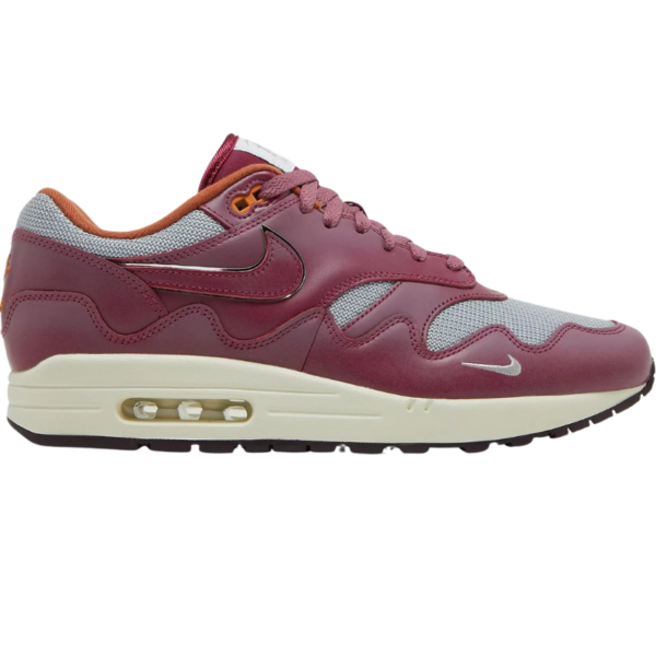 Nike Air Max 1 Patta Waves Rush Maroon (with Bracelet)