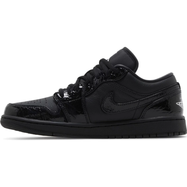 Jordan 1 Low SE Patent Elephant Black (Women's)