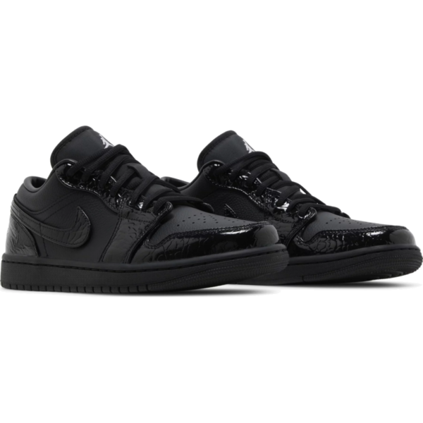 Jordan 1 Low SE Patent Elephant Black (Women's)