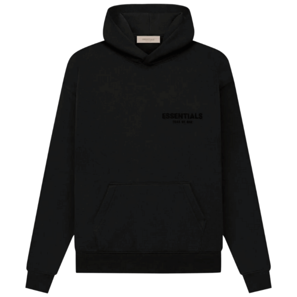 Fear of God Essentials Pullover Chest Logo Hoodie Stretch Limo / Black