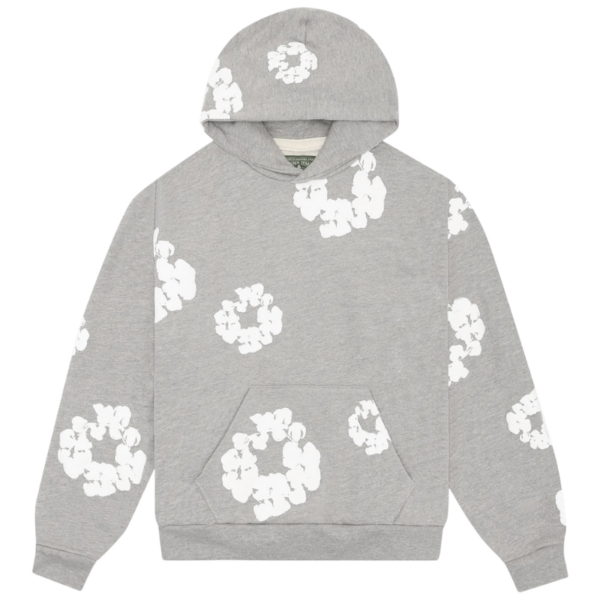 Denim Tears Cotton Wreath Hoodie Grey