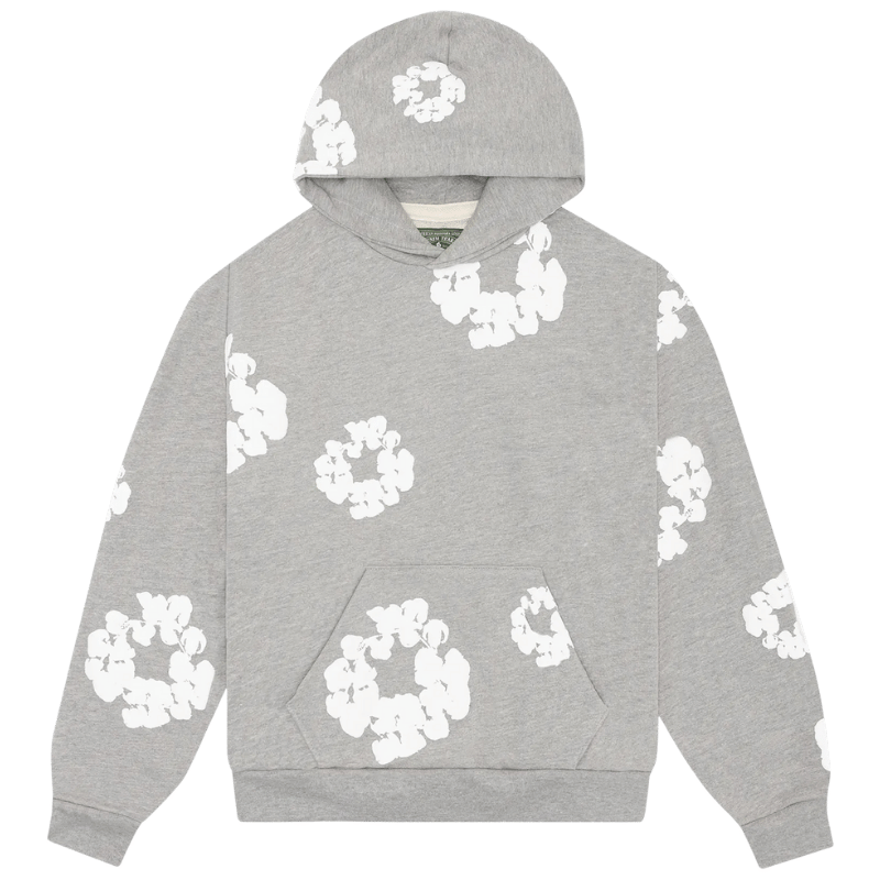 Denim Tears Cotton Wreath Hoodie Grey