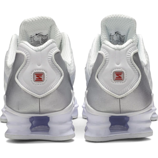 Nike Shox TL White Metallic Silver Max Orange (Women's)