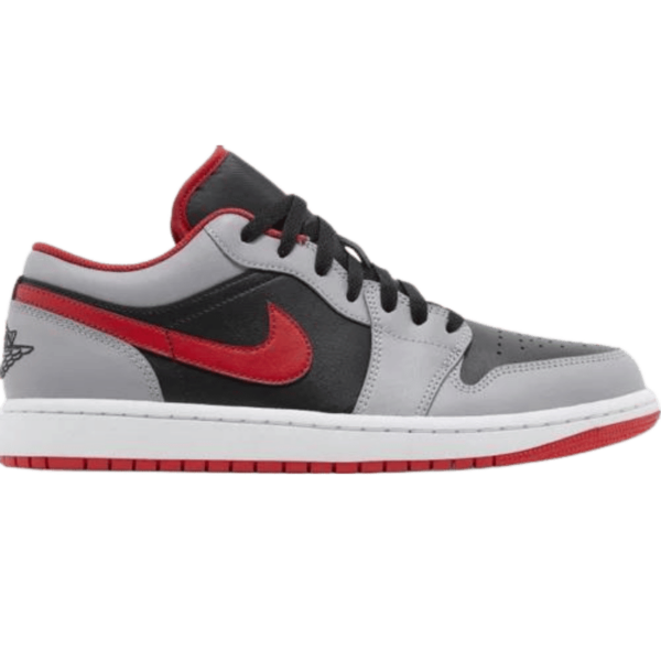 Jordan 1 Low Black Light Smoke Grey Gym Red