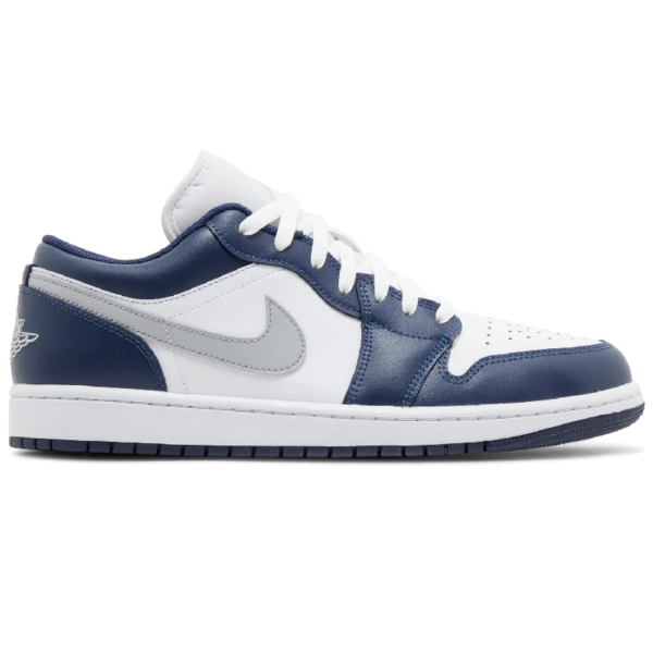 Jordan 1 Low Wolf Grey Midnight Navy