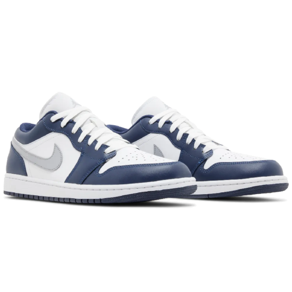 Jordan 1 Low Wolf Grey Midnight Navy