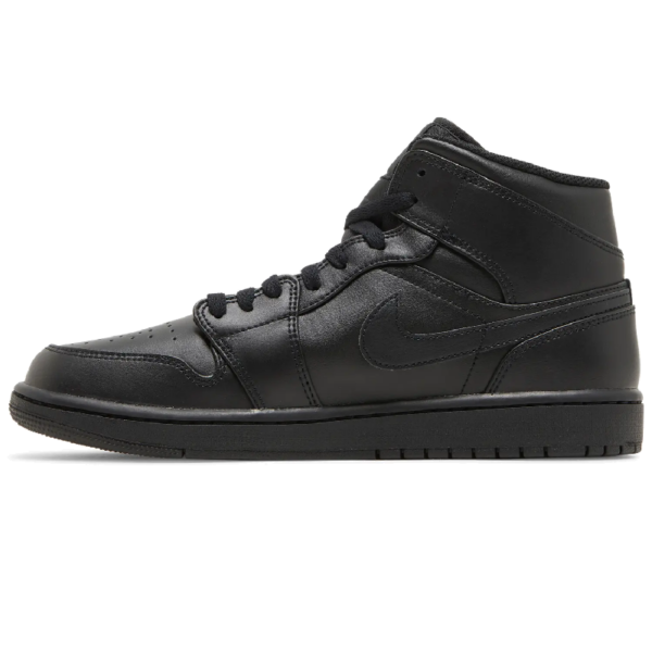 Jordan 1 Mid Triple Black - Image 2