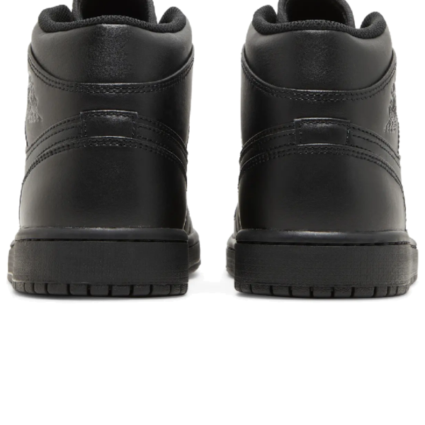 Jordan 1 Mid Triple Black - Image 4