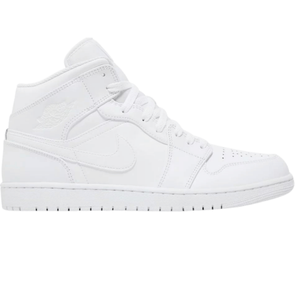 Jordan 1 Mid Triple White (2022/2023)
