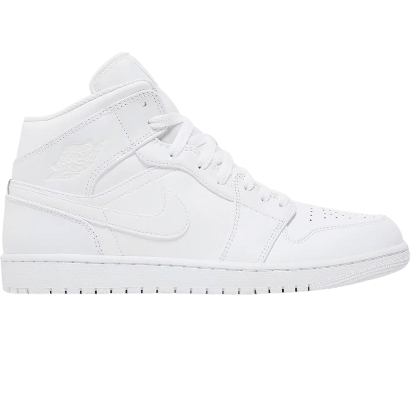 Jordan 1 Mid Triple White (2022/2023)