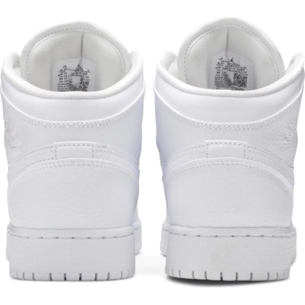 Jordan 1 Mid Triple White (GS)