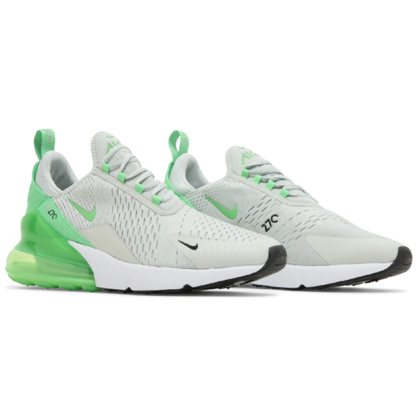 Nike Air Max 270 Light Silver Green Shock