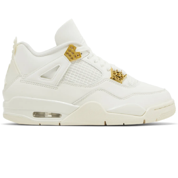 Jordan 4 Retro Metallic Gold (Women's)