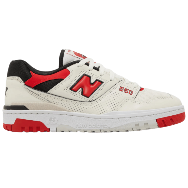 New Balance 550 Sea Salt True Red