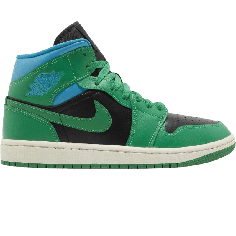 Jordan 1 Mid Lucky Green Aquatone (Women's)