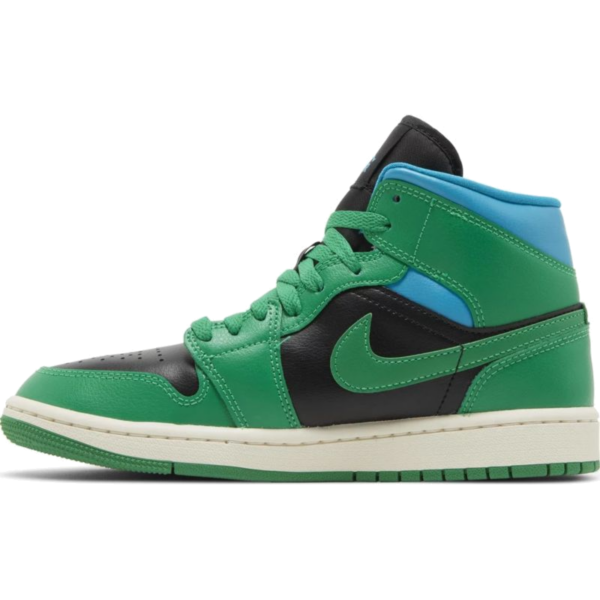 Jordan 1 Mid Lucky Green Aquatone (Women's)