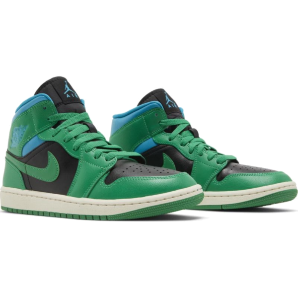 Jordan 1 Mid Lucky Green Aquatone (Women's)