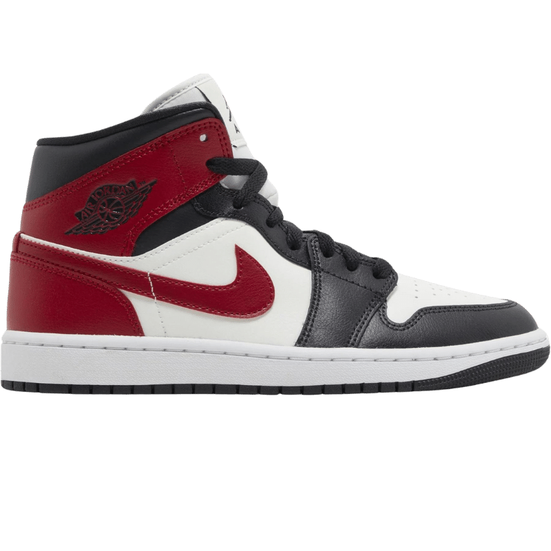 Jordan 1 Mid Gym Red Off Noir (Women's)