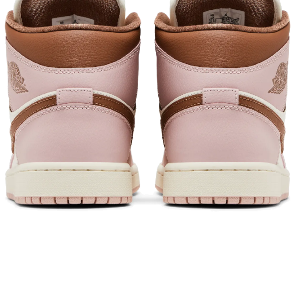 Jordan 1 Mid Pink Oxford Brown (Women's) - Image 4