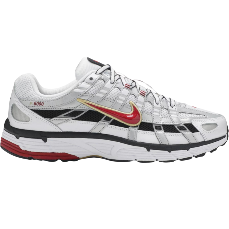 Nike P-6000 White Gold Red (Women's)