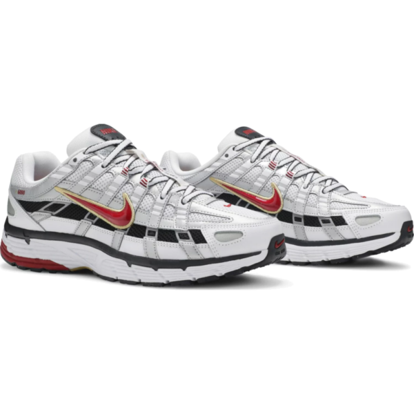 Nike P-6000 White Gold Red (Women's)