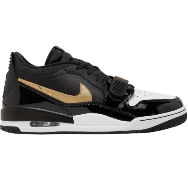 Jordan Legacy 312 Low Black Metallic Gold