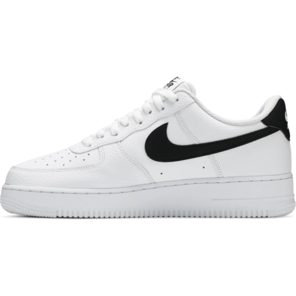 Nike Air Force 1 Low '07 White Black Pebbled Leather