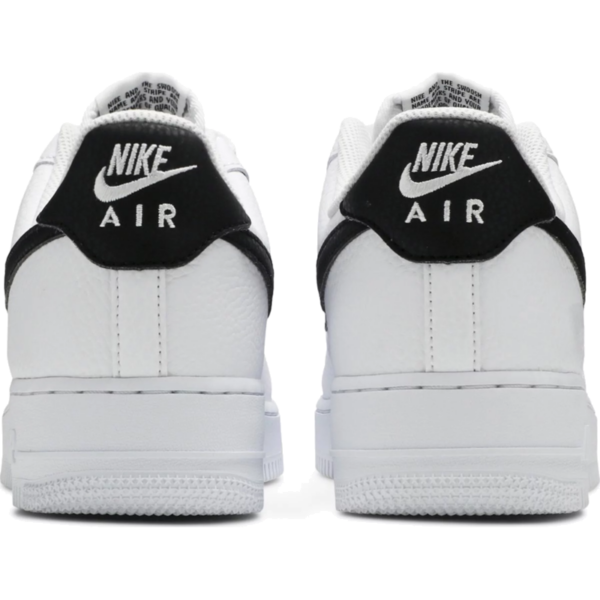 Nike Air Force 1 Low '07 White Black Pebbled Leather