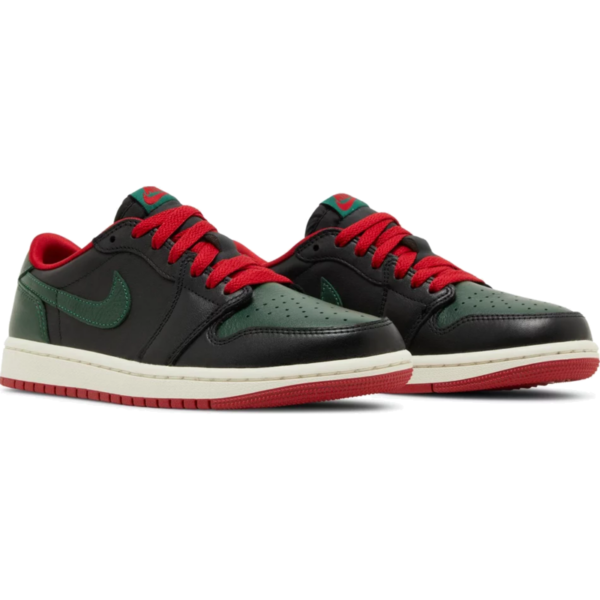 Jordan 1 Retro Low OG Gorge Green Varsity Red (Women's)