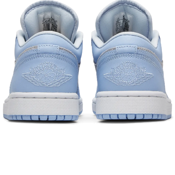 Jordan 1 Low Football Grey Aluminum (Women's) - Image 4