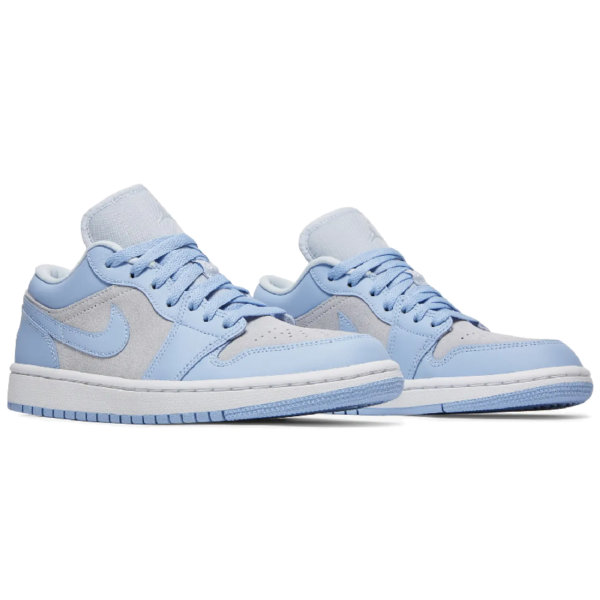 Jordan 1 Low Football Grey Aluminum (Women's) - Image 5