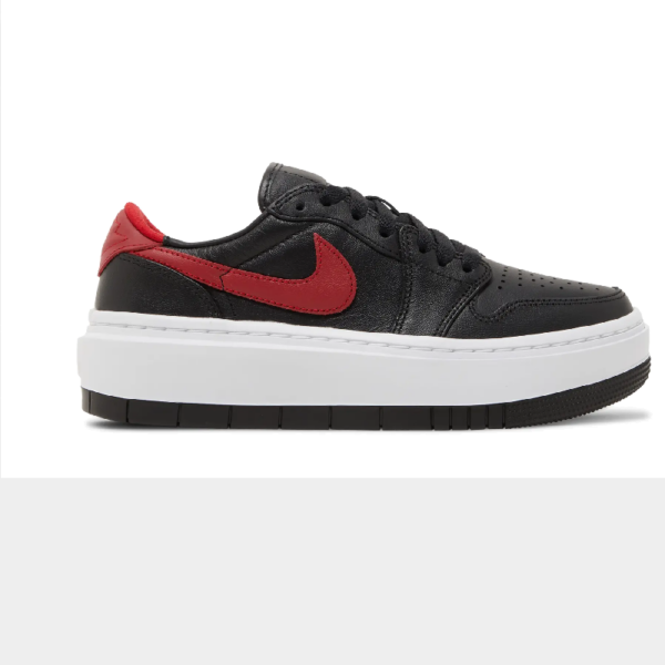 Jordan 1 Elevate Low Black Gym Red White (Women's)