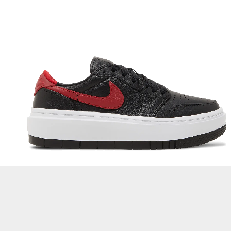 Jordan 1 Elevate Low Black Gym Red White (Women's)