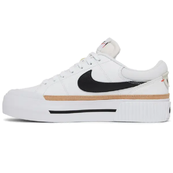 Nike Court Legacy Lift White Black (Women's)