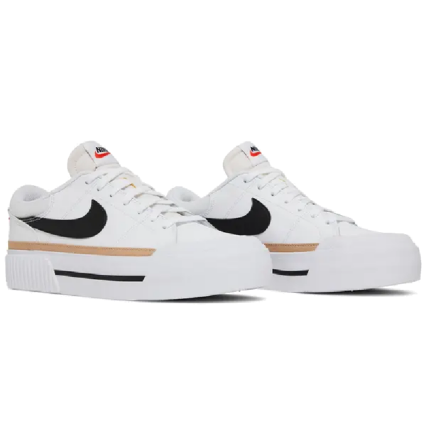 Nike Court Legacy Lift White Black (Women's)