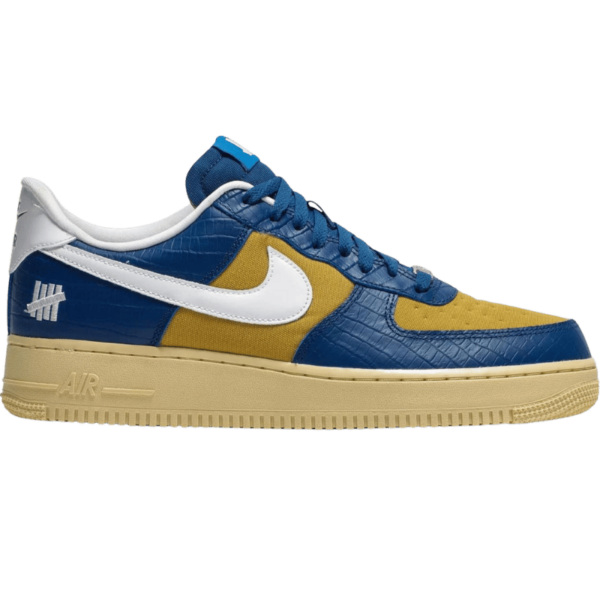 Nike Air Force 1 Low SP Undefeated 5 On It Blue Yellow Croc