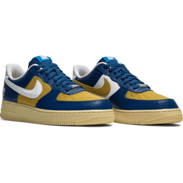 Nike Air Force 1 Low SP Undefeated 5 On It Blue Yellow Croc