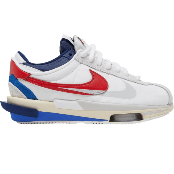 Nike Zoom Cortez SP sacai White University Red Blue