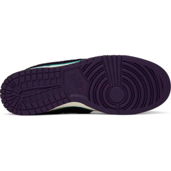 Nike Dunk Low Chenille Swoosh Sail Grand Purple