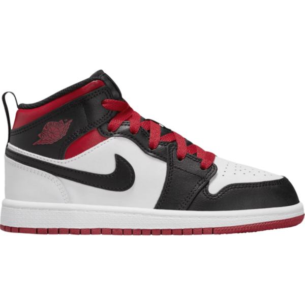 Jordan 1 Mid Gym Red Black Toe (PS)