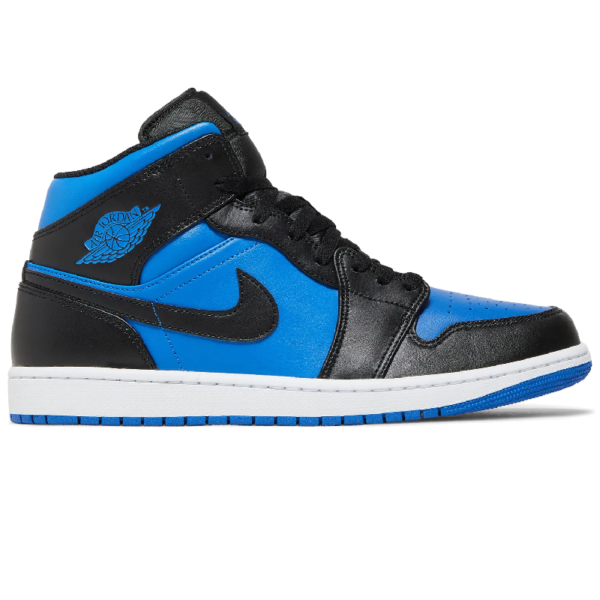 Jordan 1 Mid Black Royal Blue