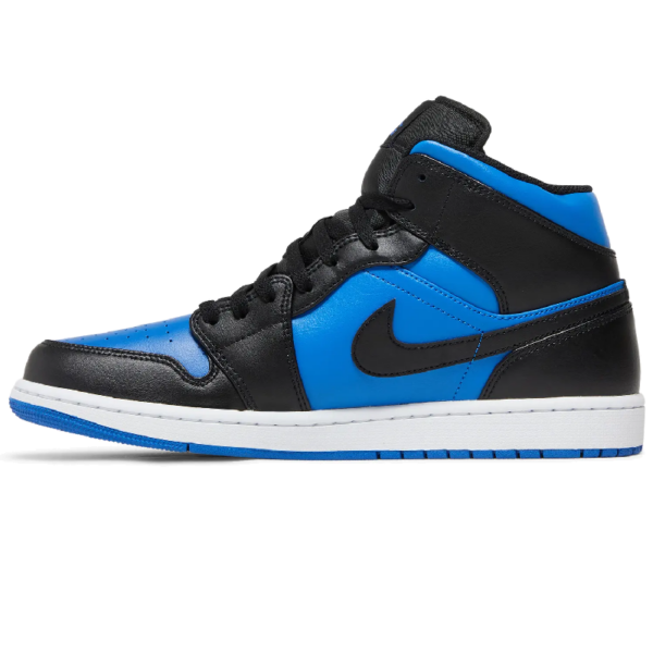 Jordan 1 Mid Black Royal Blue