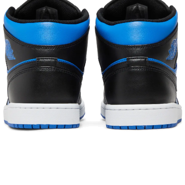 Jordan 1 Mid Black Royal Blue