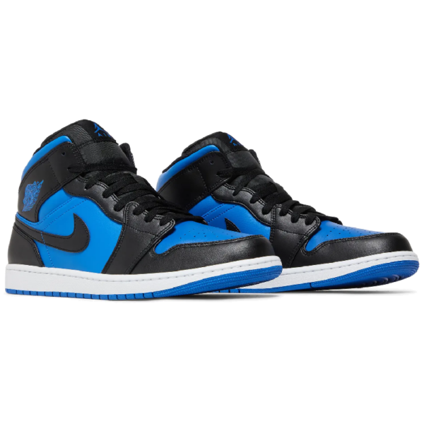 Jordan 1 Mid Black Royal Blue