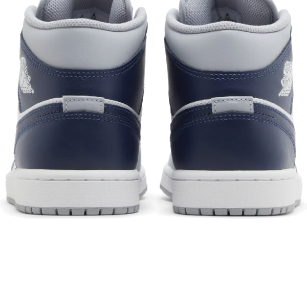 Jordan 1 Mid Wolf Grey Midnight Navy