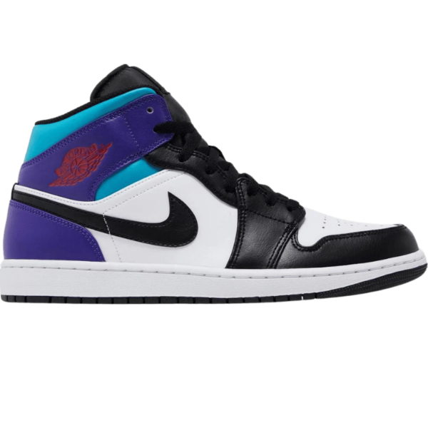 Jordan 1 Mid Court Purple Tropical Twist
