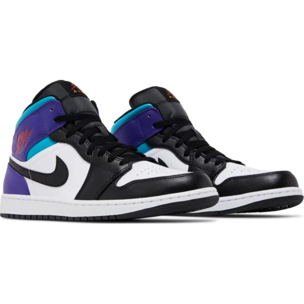 Jordan 1 Mid Court Purple Tropical Twist