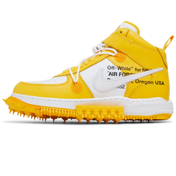 Nike Air Force 1 Mid SP Off-White Varsity Maize - Image 2