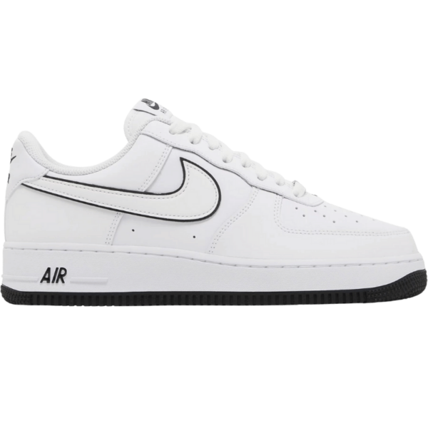 Nike Air Force 1 '07 Low White Black Outline Swoosh