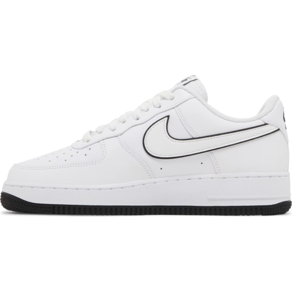 Nike Air Force 1 '07 Low White Black Outline Swoosh